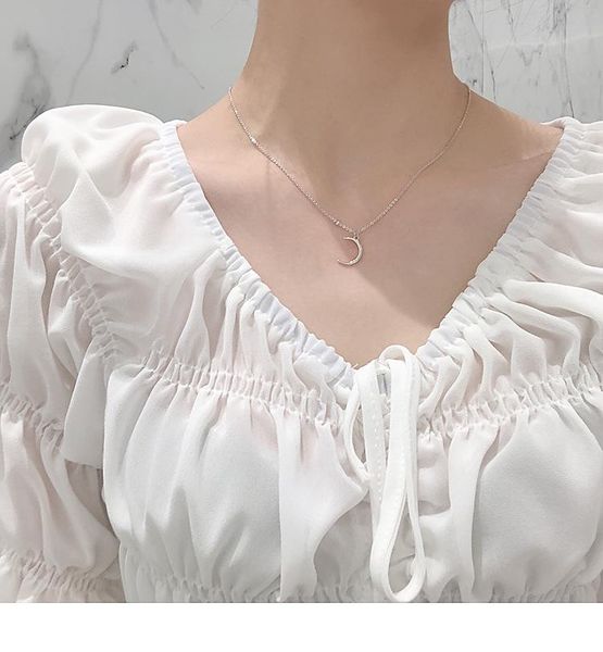 pendant necklaces 2021 sweet moon design gold fashion choker cute romantic women necklace girl jewelry collar accessory, Silver
pendant necklaces 2021 sweet moon design gold fashion choker cute romantic women necklace girl jewelry collar accessory, Silver