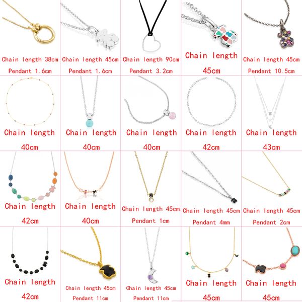 2021 new style 100% 925 sterling silver fashion classic cute diy bear ladies fashion necklace wholesale factory direct sales
2021 new style 100% 925 sterling silver fashion classic cute diy bear ladies fashion necklace wholesale factory direct sales