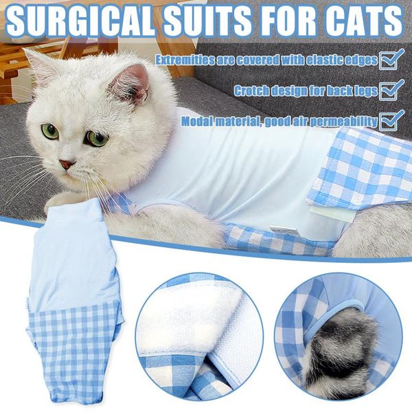 dog apparel cat sterilization suit weaning clothes high elastic blue posrative protective clothing breathable pet supplies
dog apparel cat sterilization suit weaning clothes high elastic blue posrative protective clothing breathable pet supplies