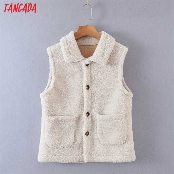 tangada winter fleece vest for women waistcoat sleeveless jacket pocket warm 8h127 211220, Black;white
tangada winter fleece vest for women waistcoat sleeveless jacket pocket warm 8h127 211220, Black;white