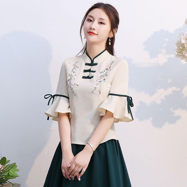 chinese style clothing women clothes cheongsam chinese traditional shirt blouse cotton hanfu ladies chinese 11106, Red
chinese style clothing women clothes cheongsam chinese traditional shirt blouse cotton hanfu ladies chinese 11106, Red