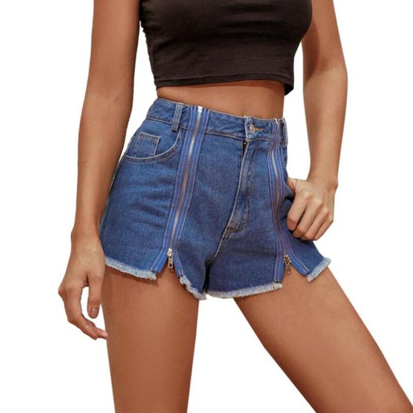 women's jeans zipper split shorts summer high waist tassel ladies casual denim pants streetwear beach women, Blue
women's jeans zipper split shorts summer high waist tassel ladies casual denim pants streetwear beach women, Blue