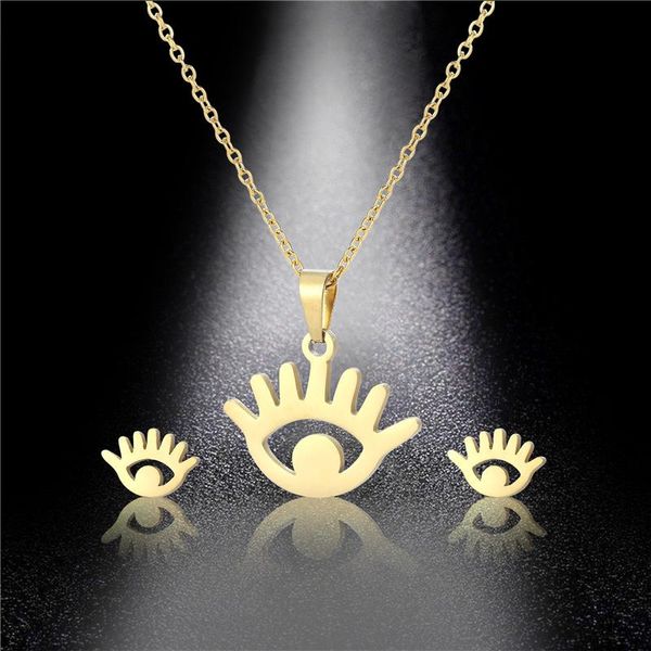 small stainless steel human body parts lucy eyes angel pendant chain necklace set women mother wedding gift jewelry necklaces, Silver
small stainless steel human body parts lucy eyes angel pendant chain necklace set women mother wedding gift jewelry necklaces, Silver
