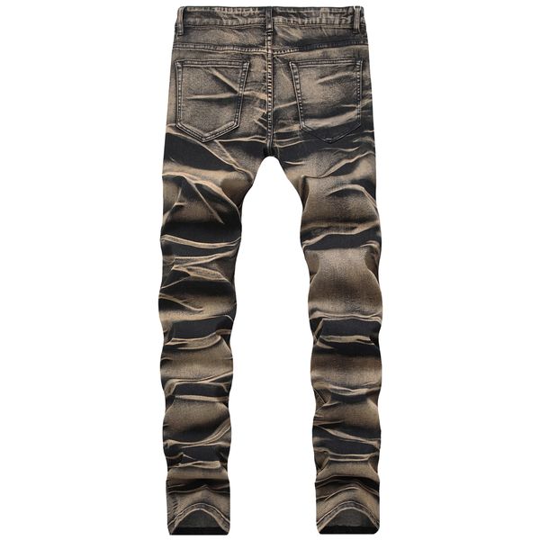 TOP 2029 Design Elastic feet Men's jeans Tide Europe And the United States foreign trade Men's denim 1606, Blue
TOP 2029 Design Elastic feet Men's jeans Tide Europe And the United States foreign trade Men's denim 1606, Blue