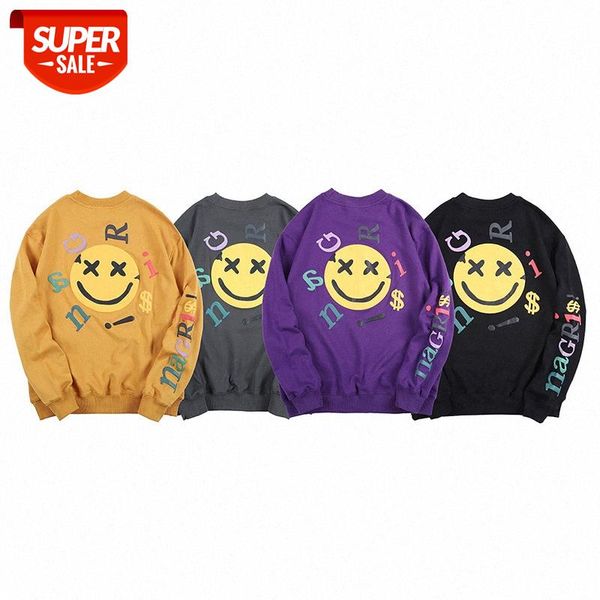 nagri men's smiley face printed round neck sweater loose and versatile pullover #gk2q, Black
nagri men's smiley face printed round neck sweater loose and versatile pullover #gk2q, Black