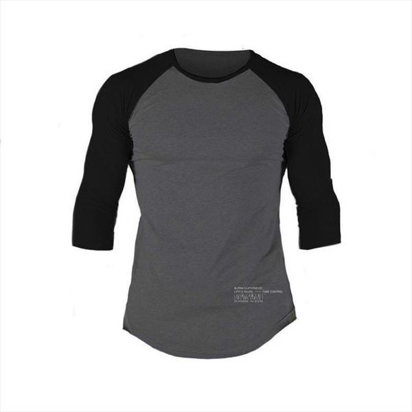 summer 3 4 sleeve fashion mens stitching cotton skinny solid casual o neck male tees, White;black
summer 3 4 sleeve fashion mens stitching cotton skinny solid casual o neck male tees, White;black