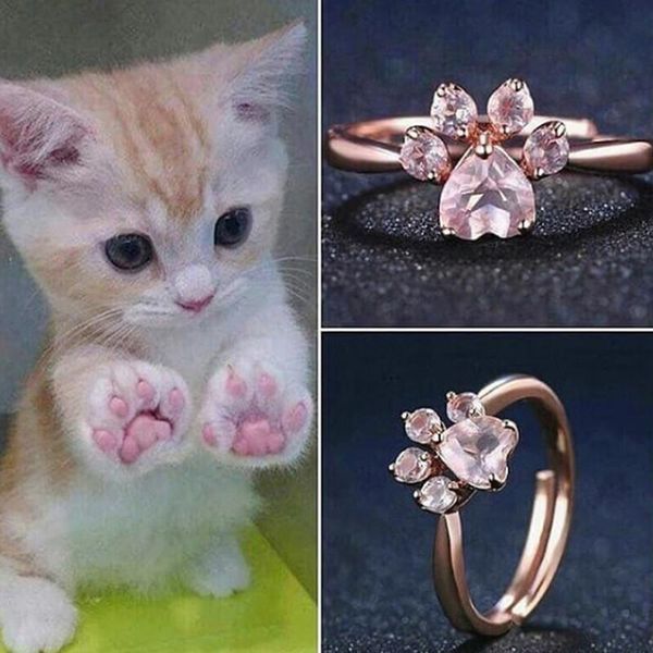 cluster rings cute bear cat claw opening adjustable ring rose gold for women romantic wedding pink crystal love gifts jewelry, Golden;silver
cluster rings cute bear cat claw opening adjustable ring rose gold for women romantic wedding pink crystal love gifts jewelry, Golden;silver