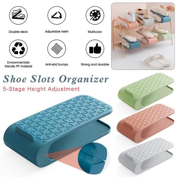 shoe slots organizer two-layer stacker for closet space saving adjustable height rack hooks & rails
shoe slots organizer two-layer stacker for closet space saving adjustable height rack hooks & rails