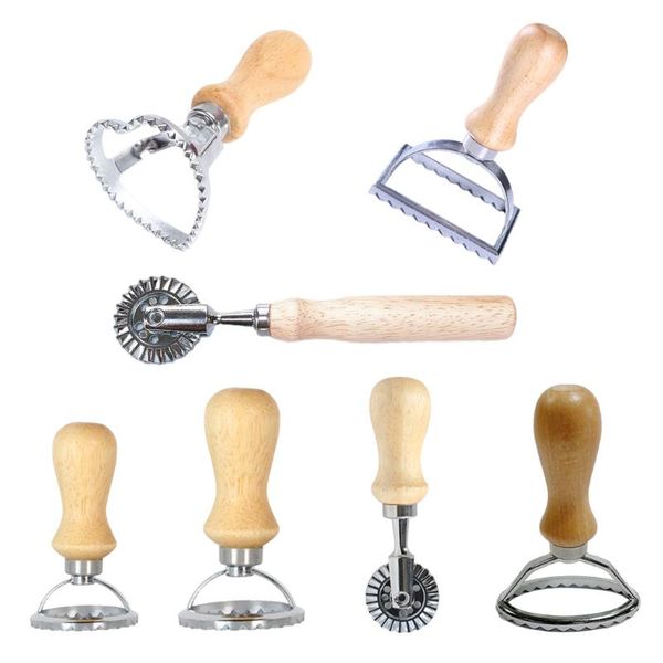 multifunction ravioli stamp cutter zinc alloy mold wood handle for pasta baking moulds
multifunction ravioli stamp cutter zinc alloy mold wood handle for pasta baking moulds