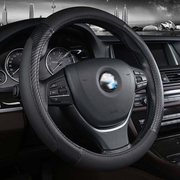 steering wheel covers car cover leather carbon fiber pattern classical massage splice light universal for 36/38/40/42/45 cm
steering wheel covers car cover leather carbon fiber pattern classical massage splice light universal for 36/38/40/42/45 cm