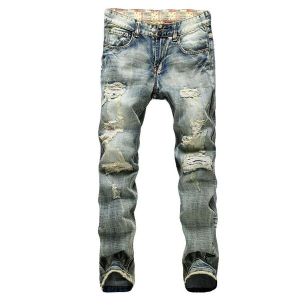 cotton jeans men spring 2021 clothes biker destroyed taped slim fit denim pants casual trousers stretch ripped men's, Blue
cotton jeans men spring 2021 clothes biker destroyed taped slim fit denim pants casual trousers stretch ripped men's, Blue
