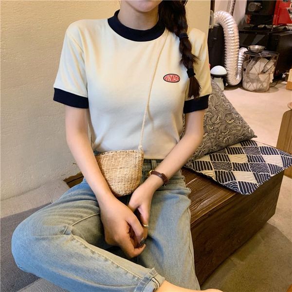 women's t-shirt t-shirts japanese kawaii ladies ulzzang casual loose ins vintage female korean harajuku clothes for women, White
women's t-shirt t-shirts japanese kawaii ladies ulzzang casual loose ins vintage female korean harajuku clothes for women, White