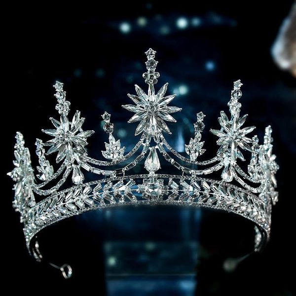 hair clips & barrettes silver color snowflake tiara crowns bridal wedding accessories princess queen party sister couple diadem jewelry, Golden;silver
hair clips & barrettes silver color snowflake tiara crowns bridal wedding accessories princess queen party sister couple diadem jewelry, Golden;silver