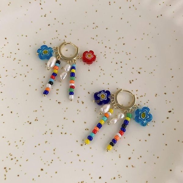 hoop & huggie lovoacc bohemian glass multicolor daisy earring for women girl long tassel beaded imitation pearl statement jewelry, Golden;silver
hoop & huggie lovoacc bohemian glass multicolor daisy earring for women girl long tassel beaded imitation pearl statement jewelry, Golden;silver