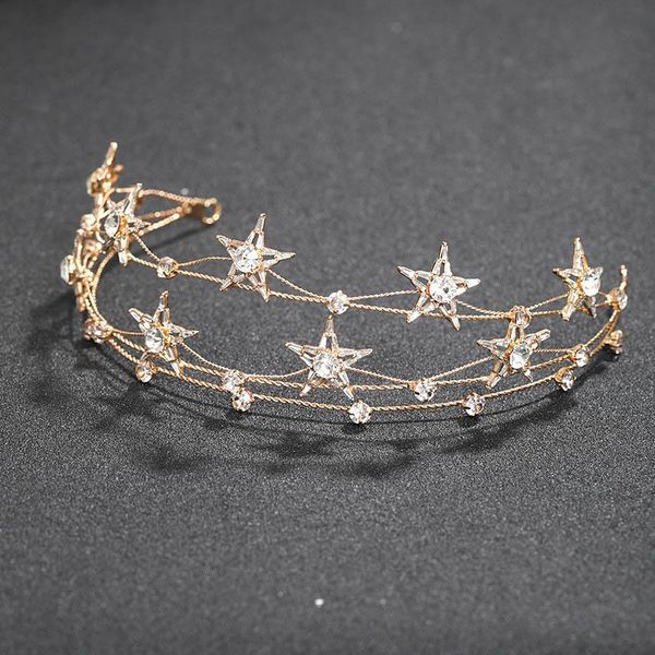 hair clips & barrettes gold color metal pentagram crystal headbands for women rhinestone bands bridal tiaras and crowns hoops jewelry, Golden;silver
hair clips & barrettes gold color metal pentagram crystal headbands for women rhinestone bands bridal tiaras and crowns hoops jewelry, Golden;silver
