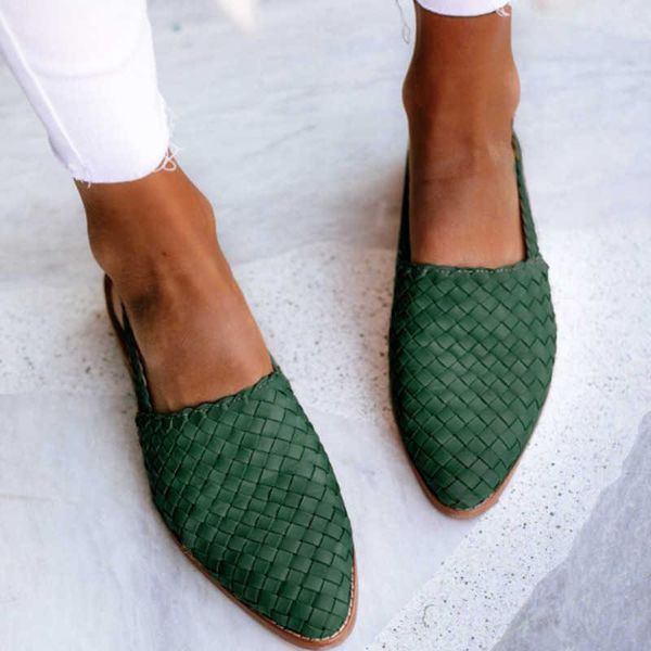sandals casual women flat shoes pointed toe weave female slp on fashion for ladies women's footwear summer sandales, Black
sandals casual women flat shoes pointed toe weave female slp on fashion for ladies women's footwear summer sandales, Black