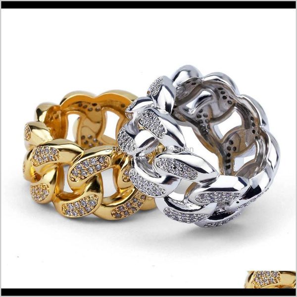 cluster jewelry18k & white gold plated cz zirconia hollowed cuban chain rings diamond hip hop jewelry gifts for men women drop delivery 2021, Golden;silver
cluster jewelry18k & white gold plated cz zirconia hollowed cuban chain rings diamond hip hop jewelry gifts for men women drop delivery 2021, Golden;silver