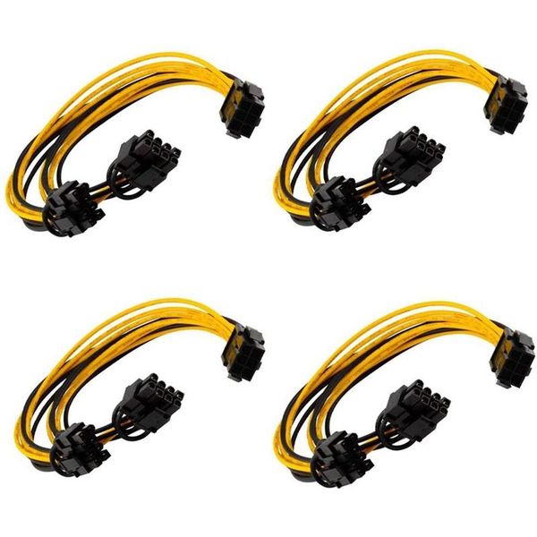 computer cables & connectors pin pcie to 2 (6+2) motherboard graphics video card pci-e splitter hub power extension cable(4 pack 20cm)
computer cables & connectors pin pcie to 2 (6+2) motherboard graphics video card pci-e splitter hub power extension cable(4 pack 20cm)