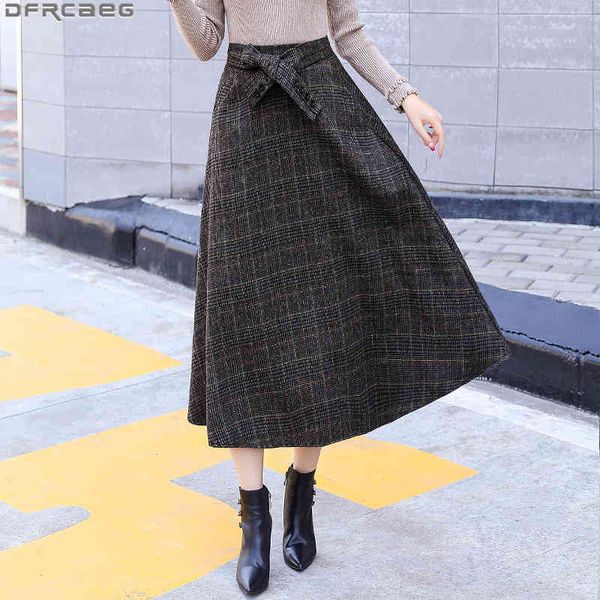 casual dresses retro high waisted woolen winter skirt female elegant bow belt long s for women vintage plaid maxi falda loose tart, Black;gray
casual dresses retro high waisted woolen winter skirt female elegant bow belt long s for women vintage plaid maxi falda loose tart, Black;gray