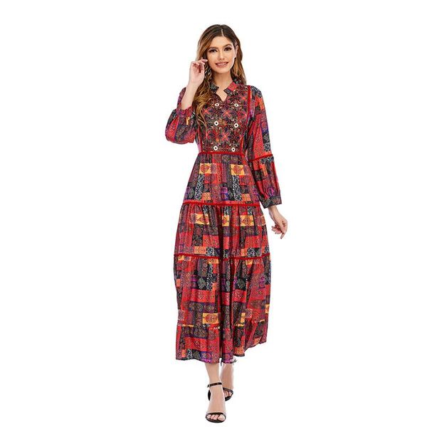ethnic clothing style malay muslim slim elegant women dress, long sleeve and ankle skirt, fashionable, Red
ethnic clothing style malay muslim slim elegant women dress, long sleeve and ankle skirt, fashionable, Red