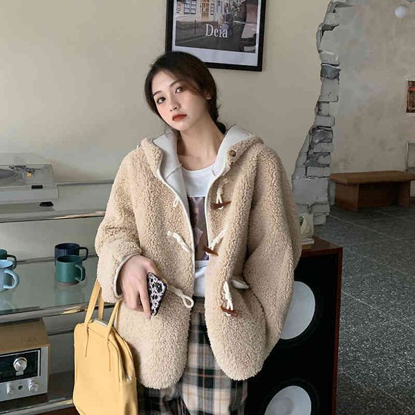 lamb wool padded coat woman college style long-sleeved single-breasted solid jacket women winter warm slim women's jacket 210515, Black;brown
lamb wool padded coat woman college style long-sleeved single-breasted solid jacket women winter warm slim women's jacket 210515, Black;brown
