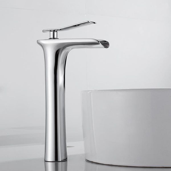 bathroom sink faucets counter basin mixer tap tall taps waterfall chrome faucet deck mounted single hole
bathroom sink faucets counter basin mixer tap tall taps waterfall chrome faucet deck mounted single hole