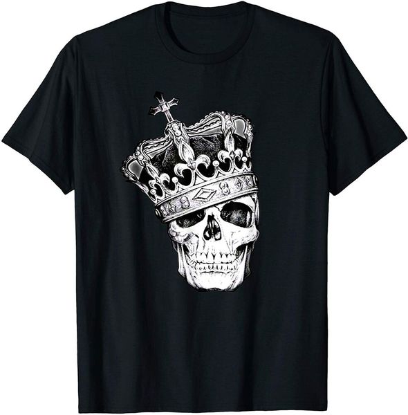 king skull awesome graphic t shirt size s-5xl, White;black 
king skull awesome graphic t shirt size s-5xl, White;black