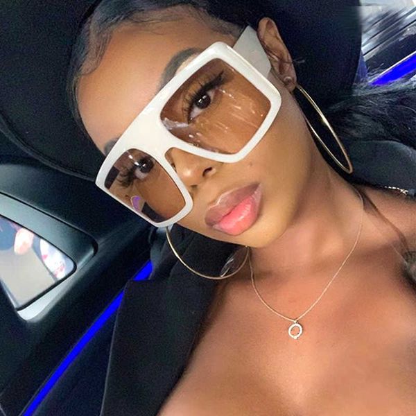 luxury designer sunglasses 2021 est design big frame oversized women brand large flat sun glasses trendy square gradient shades, White;black
luxury designer sunglasses 2021 est design big frame oversized women brand large flat sun glasses trendy square gradient shades, White;black
