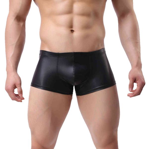 new men's fun boxer shorts 2021 male patent leather with ring underwear slim fit boxers, Black;white
new men's fun boxer shorts 2021 male patent leather with ring underwear slim fit boxers, Black;white