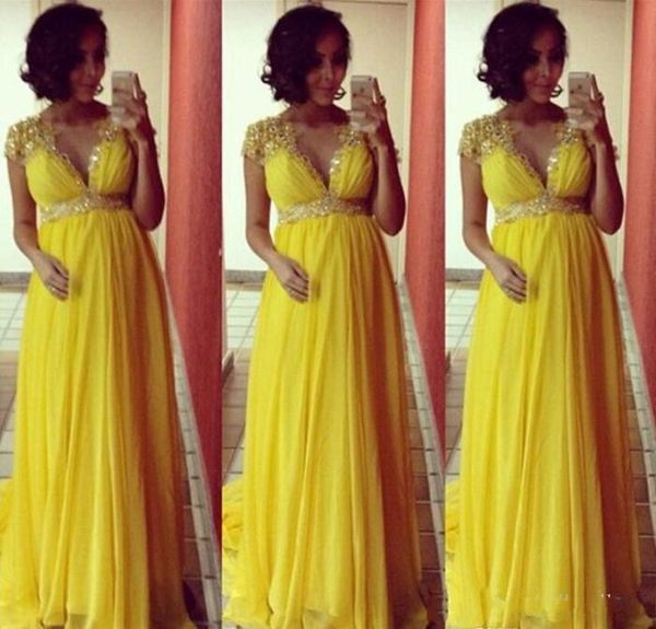 2021 yellow bridesmaid dresses v neck cap sleeves crystal beads chiffon empire waist maternity pregnant formal wedding guest party gowns plu, White;pink
2021 yellow bridesmaid dresses v neck cap sleeves crystal beads chiffon empire waist maternity pregnant formal wedding guest party gowns plu, White;pink