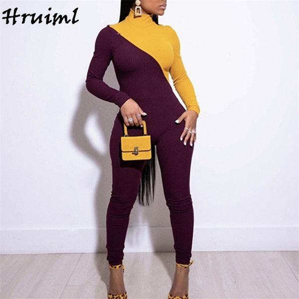 jumpsuit women female bodysuit long sleeve color matching romper autumn skinny bodycon ladies playsuit plus size 210513, Black;white
jumpsuit women female bodysuit long sleeve color matching romper autumn skinny bodycon ladies playsuit plus size 210513, Black;white
