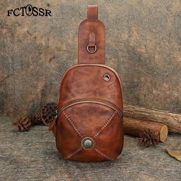 original vintage leather chest bag with men and women personality simple cross body handmade waist bags
original vintage leather chest bag with men and women personality simple cross body handmade waist bags