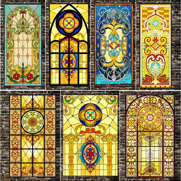 window stickers european retro church painted electrostatic frosted stained glass film pvc static adhesive home foil
window stickers european retro church painted electrostatic frosted stained glass film pvc static adhesive home foil