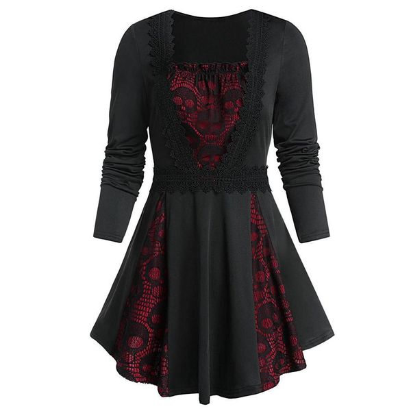 women shirts plus size fashion lace skull blouse casual winter letter ladies tunic bottom female long sleeve shirt blusas, White
women shirts plus size fashion lace skull blouse casual winter letter ladies tunic bottom female long sleeve shirt blusas, White