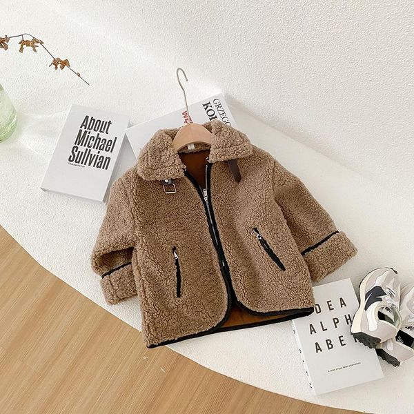 jackets girls fashion clothes to keep warm for girl winter korean brown wool composite suede jacket 3-8 y children's all-match clothing, Blue;gray
jackets girls fashion clothes to keep warm for girl winter korean brown wool composite suede jacket 3-8 y children's all-match clothing, Blue;gray