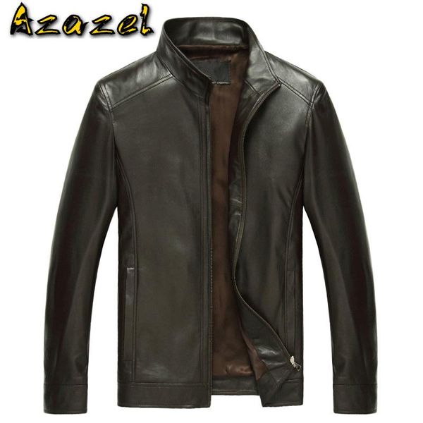 men's leather & faux azazel spring genuine jacket men 100% sheepskin coat for jackets plus size casaca cuero 14b0109 kj2118, Black
men's leather & faux azazel spring genuine jacket men 100% sheepskin coat for jackets plus size casaca cuero 14b0109 kj2118, Black