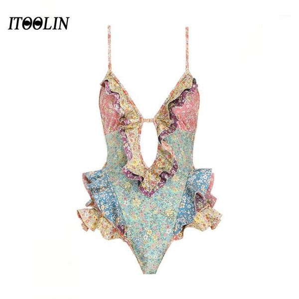 summer beach cover up swimsuit women one piece ruffle thong backless biquini bathing suit seaside print swimwear women's, White;black
summer beach cover up swimsuit women one piece ruffle thong backless biquini bathing suit seaside print swimwear women's, White;black