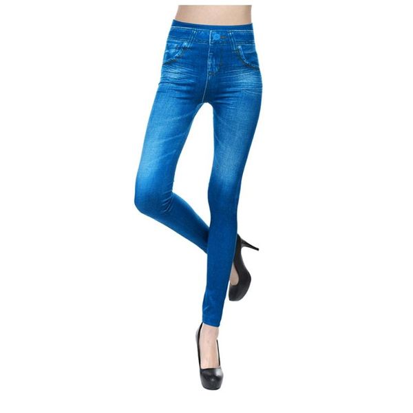 women's leggings spring pants casual false pocket slim imitation denim seamless long trousers plus size streetwear skinny jeans, Black
women's leggings spring pants casual false pocket slim imitation denim seamless long trousers plus size streetwear skinny jeans, Black
