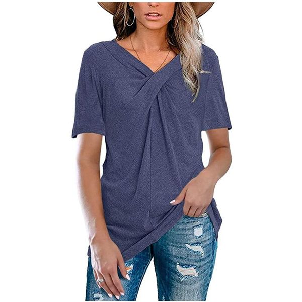 women's t-shirt v-neck solid color cross-knot female 2021 casual short-sleeve black women loose white t shirt basic tee y2k
women's t-shirt v-neck solid color cross-knot female 2021 casual short-sleeve black women loose white t shirt basic tee y2k