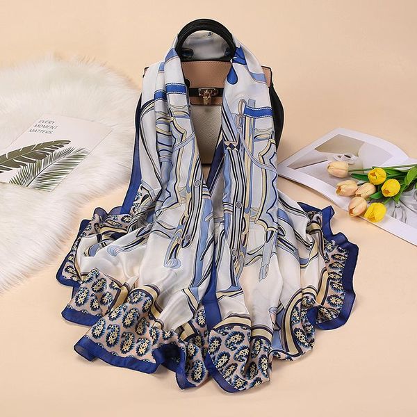 scarves 2021 spring autumn imitation silk shawl fashion elegant luxury printing soft skin-friendly thin scarf travel sun protection, Blue;gray
scarves 2021 spring autumn imitation silk shawl fashion elegant luxury printing soft skin-friendly thin scarf travel sun protection, Blue;gray