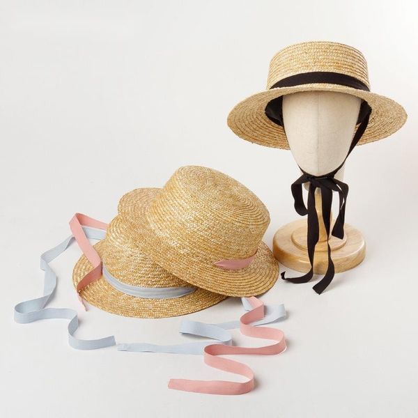 wide brim hats wholesale kids straw sun with bandage girls summer beach 52cm head children flat visor caps, Blue;gray
wide brim hats wholesale kids straw sun with bandage girls summer beach 52cm head children flat visor caps, Blue;gray