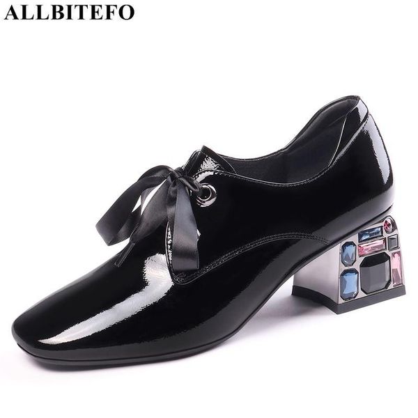 dress shoes allbitefo natural genuine leather high heels women spring autumn office ladies quality heel, Black
dress shoes allbitefo natural genuine leather high heels women spring autumn office ladies quality heel, Black