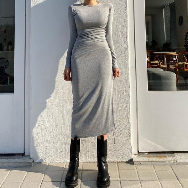 casual dresses yyxz autumn fashion cute slim solid color splits sml long sleeve o-neck 2 colors woman dress lady sheath, Black;gray
casual dresses yyxz autumn fashion cute slim solid color splits sml long sleeve o-neck 2 colors woman dress lady sheath, Black;gray