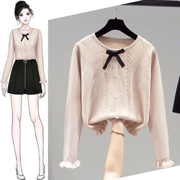 women's sweaters jinkazi store sweater long sleeve lotus leaf loose fashion soft warm versatile foreign style jacket, White;black
women's sweaters jinkazi store sweater long sleeve lotus leaf loose fashion soft warm versatile foreign style jacket, White;black
