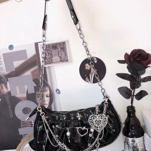 evening bags black gothic stylist hip-hop hobos women's original designer brand handmade cross patent-leather shoulder
evening bags black gothic stylist hip-hop hobos women's original designer brand handmade cross patent-leather shoulder