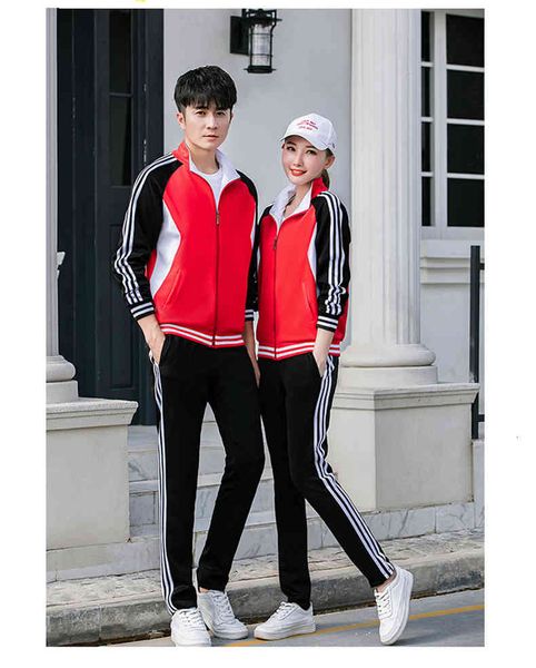 tracksuits men's 2021 spring and autumn couple sports leisure suit group school uniform order two-piece, Gray
tracksuits men's 2021 spring and autumn couple sports leisure suit group school uniform order two-piece, Gray