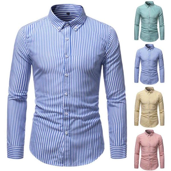 men's casual shirts plus size striped button up mens business office work shirt, White;black
men's casual shirts plus size striped button up mens business office work shirt, White;black