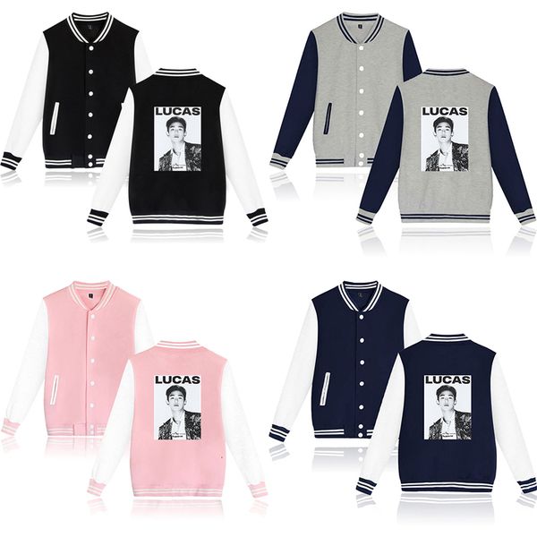men's fashion hip hop kpop lucas super baseball jacket coat street style men women hoodie sweatshirts long sleeve hoodies jackets 9817, Black;brown
men's fashion hip hop kpop lucas super baseball jacket coat street style men women hoodie sweatshirts long sleeve hoodies jackets 9817, Black;brown