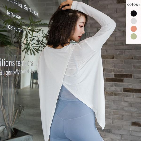 yoga outfit autumn and winter long-sleeved clothes women loose running blouse mesh sports t-shirt workout
yoga outfit autumn and winter long-sleeved clothes women loose running blouse mesh sports t-shirt workout