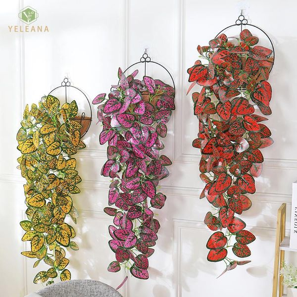 97cm artificial hanging plants 1pcs greenery leaf silk fake plant decor jungle party hojas artificiales para decoracion decorative flowers &
97cm artificial hanging plants 1pcs greenery leaf silk fake plant decor jungle party hojas artificiales para decoracion decorative flowers &